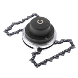 Maxbell 65Mn Brush Cutter Trimmer Head With Sawchain for Lawn Mower 2Pcs