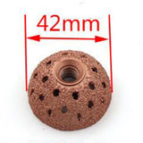 Maxbell Alloy Tire Repair Grinding Head Coarse Grit Buffing Wheel Repair Tool 42mm