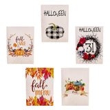 Maxbell Double Sided Burlap Halloween Applique Garden Flag Outdoor Decor Banner 1