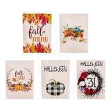 Maxbell Double Sided Burlap Halloween Applique Garden Flag Outdoor Decor Banner 1