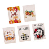 Maxbell Double Sided Burlap Halloween Applique Garden Flag Outdoor Decor Banner 1