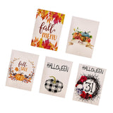 Maxbell Double Sided Burlap Halloween Applique Garden Flag Outdoor Decor Banner 1