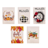 Maxbell Double Sided Burlap Halloween Applique Garden Flag Outdoor Decor Banner 1