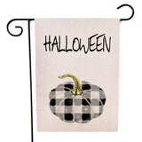 Maxbell Double Sided Burlap Halloween Applique Garden Flag Outdoor Decor Banner 4
