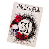 Maxbell Double Sided Burlap Halloween Applique Garden Flag Outdoor Decor Banner 5