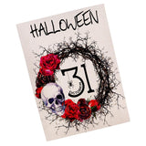 Maxbell Double Sided Burlap Halloween Applique Garden Flag Outdoor Decor Banner 5
