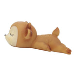 Maxbell 6Pcs Lovely Fawn Ornaments Silicone  Kawaii Sleeping Animal Baby Decor