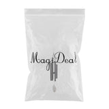 Maxbell Aluminium 6 Tubes Wind Chimes Bells Windchime for Garden Yard Decors Black