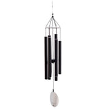 Maxbell Aluminium 6 Tubes Wind Chimes Bells Windchime for Garden Yard Decors Black