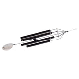 Maxbell Aluminium 6 Tubes Wind Chimes Bells Windchime for Garden Yard Decors Black