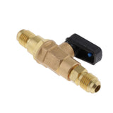Maxbell Refrigeration Ball Valve Converter Connector 1/4 SAE fit Air Air conditioner