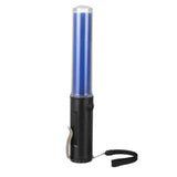 26cm 4 Mode Traffic Baton Light Stick LED Warning Torch Flashlight Blue