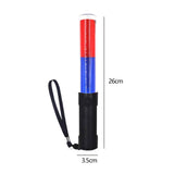 26cm 4 Mode Traffic Baton Light Stick LED Warning Torch Flashlight Red