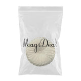 Maxbell Pintuck Pillow Round Pumpkin Floor Pillow for Chair Couch Beige-Cotton