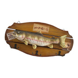 Maxbell 2xHanging Wooden Wood Simulated Fish Wall Ornaments DECORATION for Any Room