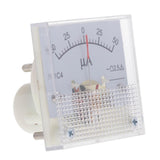 Maxbell 2xDC Ammeter Analog Panel Meter Amp Meter Current Gauge Pointer Type 50uA
