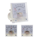 Maxbell 2xDC Ammeter Analog Panel Meter Amp Meter Current Gauge Pointer Type 50uA