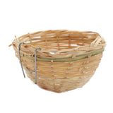 Maxbell 3pcs Bamboo Woven Canary Nest Bird Breeding Hatching Cage Parrot Rest Cave