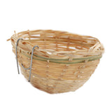 Maxbell 3pcs Bamboo Woven Canary Nest Bird Breeding Hatching Cage Parrot Rest Cave