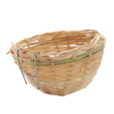 Maxbell 3pcs Bamboo Woven Canary Nest Bird Breeding Hatching Cage Parrot Rest Cave