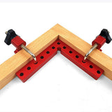 4pcs Aluminium Alloy 90 Degree Positioning Squares Right Angle Clamp 140mm