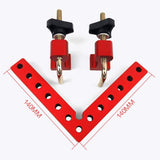 4pcs Aluminium Alloy 90 Degree Positioning Squares Right Angle Clamp 140mm
