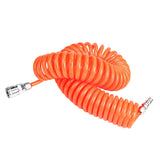 Maxbell Pneumatic PU 12x8mm Air Compressor Telescopic Spiral Hose Spring Tube 6m