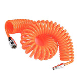 Maxbell Pneumatic PU 12x8mm Air Compressor Telescopic Spiral Hose Spring Tube 15m