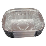 Aluminum Pans Disposable Foil Pans Tin Foil Pans for Cooking 20Pcs_410ml