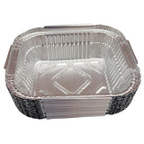 Aluminum Pans Disposable Foil Pans Tin Foil Pans for Cooking 20Pcs_410ml