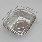 Aluminum Pans Disposable Foil Pans Tin Foil Pans for Cooking 20Pcs_410ml