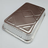 Aluminum Pans Disposable Foil Pans Tin Foil Pans for Cooking 5Pcs_2200ml