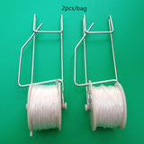 50pcs 15M Garden Tomato Hook Vegetable Clamps For Garden Farms Planting
