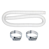 Replacement Hose 32mm Swimming Pool Pump/Filter 1.5m Long+2pcs Clamps