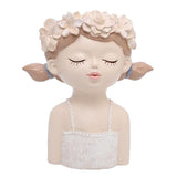 3xSucculent Plant Pot Girl Flower Planter Flowerpot Home Garden Pot Style02