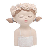 3xSucculent Plant Pot Girl Flower Planter Flowerpot Home Garden Pot Style02