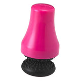 Maxbell Silicone Brush Cleaner Magneitc Glass Spot Bottle Vase Scrubber Rose Red