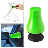 Maxbell Silicone Brush Cleaner Magneitc Glass Spot Bottle Vase Scrubber Green