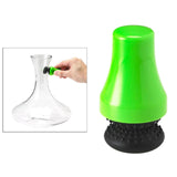 Maxbell Silicone Brush Cleaner Magneitc Glass Spot Bottle Vase Scrubber Green
