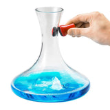 Maxbell Silicone Brush Cleaner Magneitc Glass Spot Bottle Vase Scrubber Red