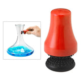 Maxbell Silicone Brush Cleaner Magneitc Glass Spot Bottle Vase Scrubber Red