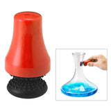 Maxbell Silicone Brush Cleaner Magneitc Glass Spot Bottle Vase Scrubber Red