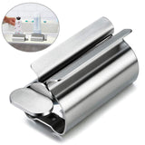 Toothpaste Tube Squeezer Stainless Steel Toothpaste Squeezer Rollers Silver