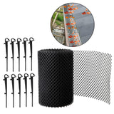 Black Gutter Mesh Debris Protector Moss Leaf Guard Gutters Cover 18CMx8M