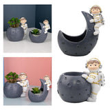 Maxbell 2x Succulent Pot Planter Plant Pot Flower Pot for Home Office Bar Decor