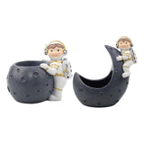 Maxbell 2x Succulent Pot Planter Plant Pot Flower Pot for Home Office Bar Decor