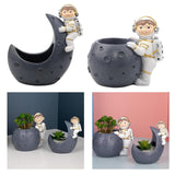 Maxbell 2x Succulent Pot Planter Plant Pot Flower Pot for Home Office Bar Decor