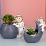 Maxbell 2x Succulent Pot Planter Plant Pot Flower Pot for Home Office Bar Decor