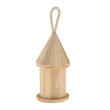 Maxbell Wooden Bird House for Outside,Bird Nesting Box,Unfinished Paintable Style5