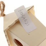 Maxbell Wooden Bird House for Outside,Bird Nesting Box,Unfinished Paintable Style7
